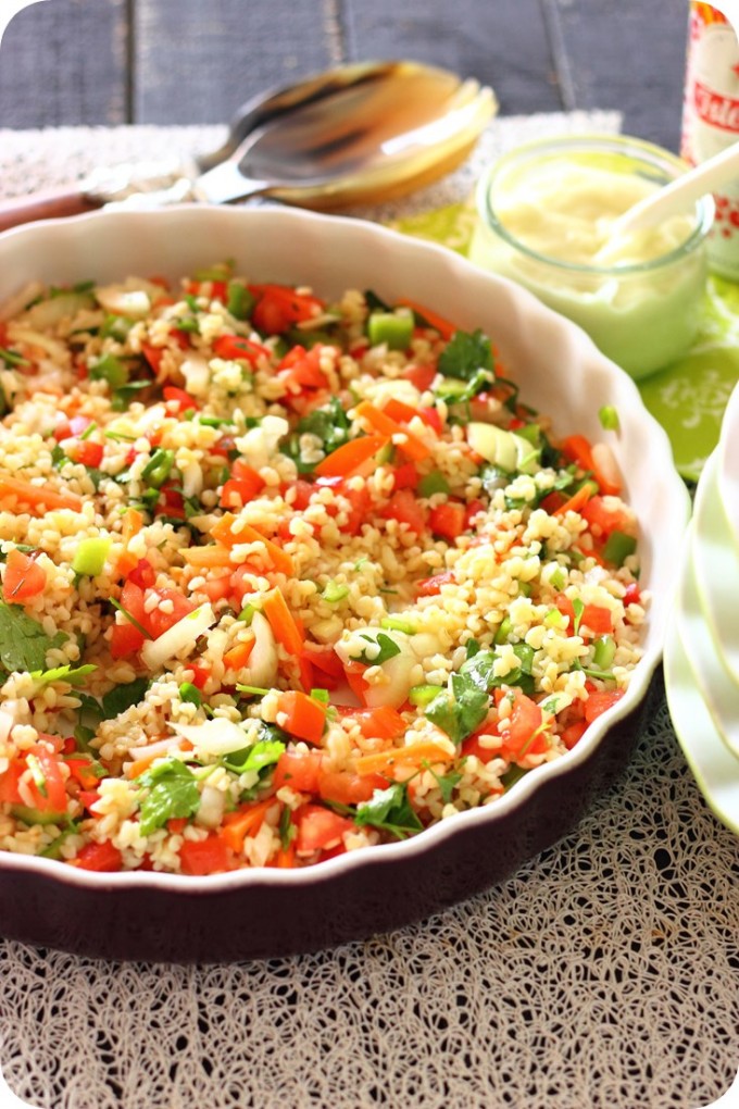 Recette végétarienne de salade Bulgur (4)