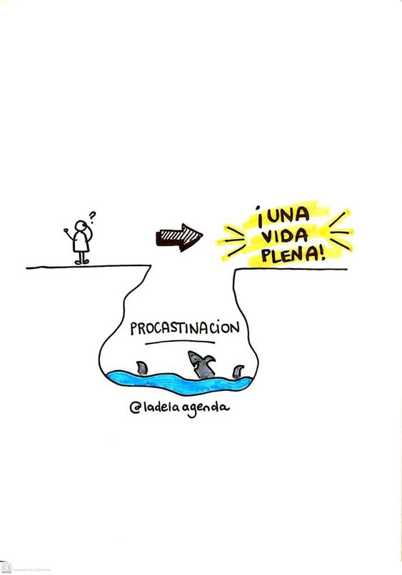la vie avec la procrastination 